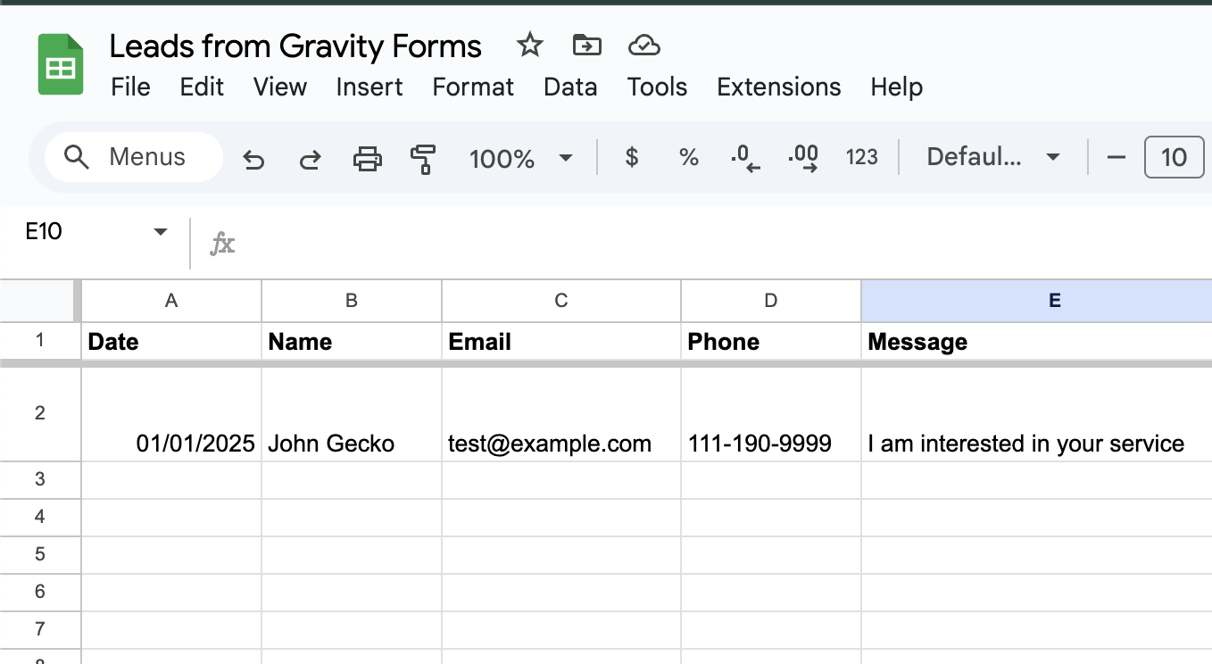 How to Automatically Send Gravity Forms Leads to Google Sheets